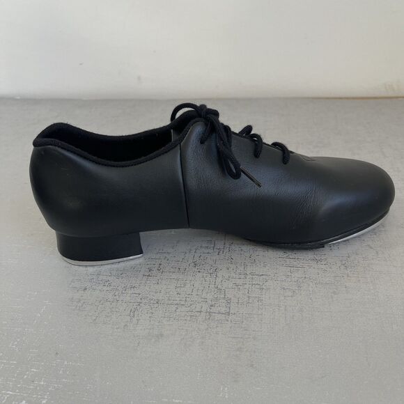 Bloch Women's #2 Shockwave Black Leather Dance Jazz Tap Shoes Size 7M - Picture 6 of 12